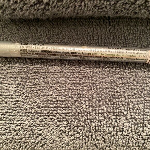 1044 NYX Professional Makeup Waterproof Extreme Shine Eyeliner Pencil Platinu… - Picture 5 of 8